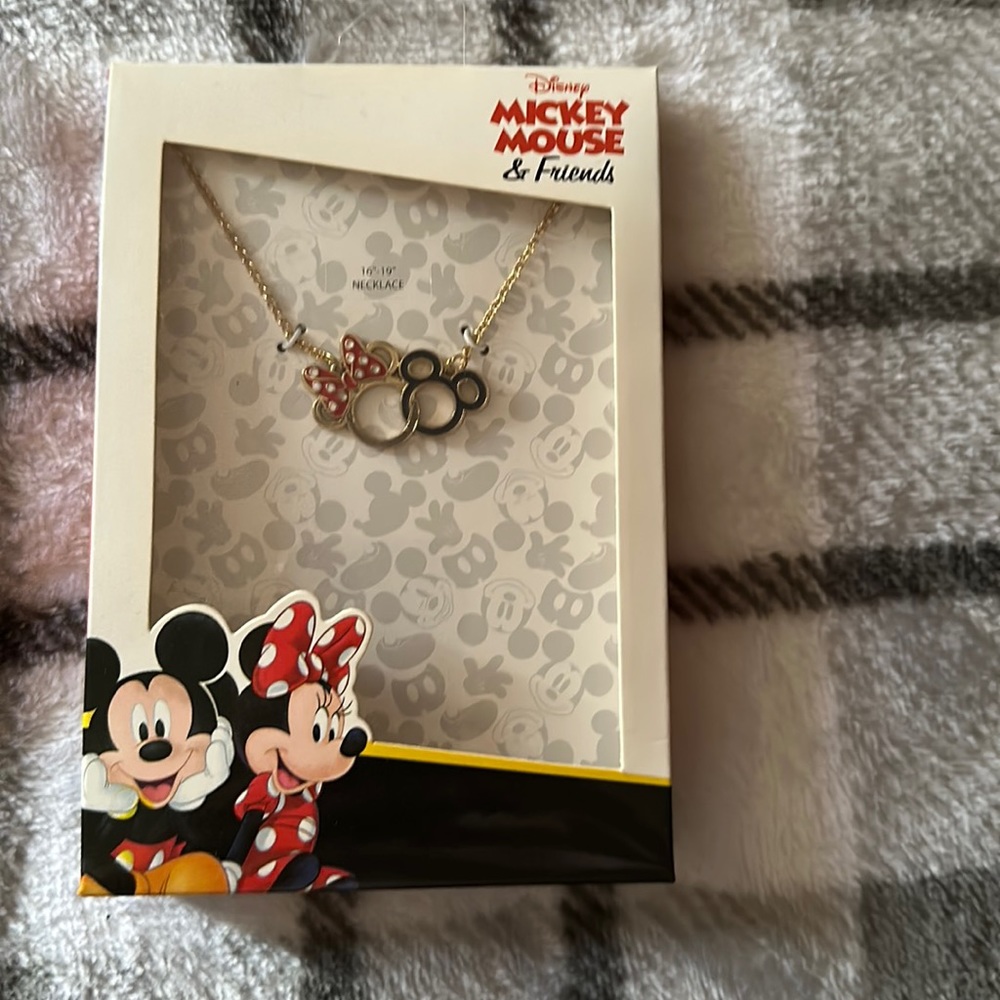 BRAND NEW Mickey and friends necklace